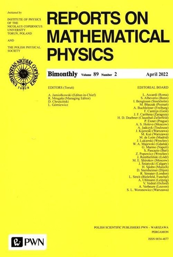 Reports on Mathematical Physics 89/2