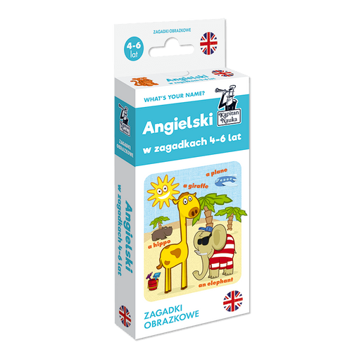 Angielski 4-6 lat. Zagadki obrazkowe