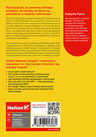 DAX w Power BI. Podstawy. Podręcznik z ćwiczeniami