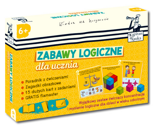 Zabawy logiczne dla ucznia Pakiet Kapitan Nauka