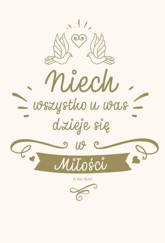 NT z infografikami B5 złota tł. Ślub