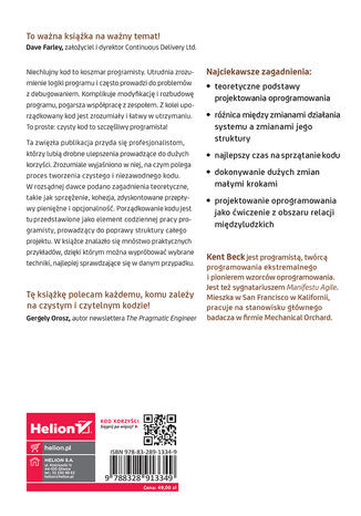 Uporządkowany kod. Ćwiczenia z empirycznego projektowania oprogramowania