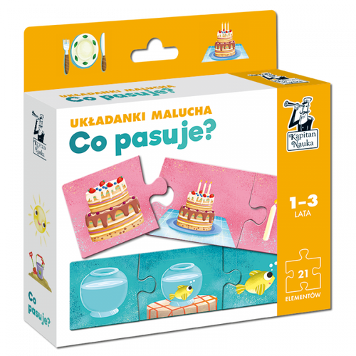 Układanki Malucha: Co pasuje? 1-3 lat Wydanie II