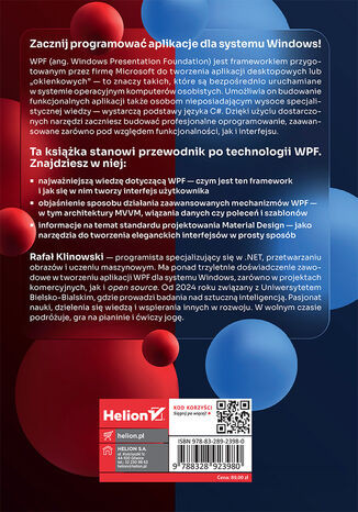 WPF i Material Design. Od podstaw do tworzenia praktycznych aplikacji