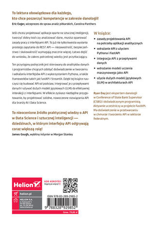 Interfejsy API w AI i Data Science. Programowanie w Pythonie z użyciem FastAPI