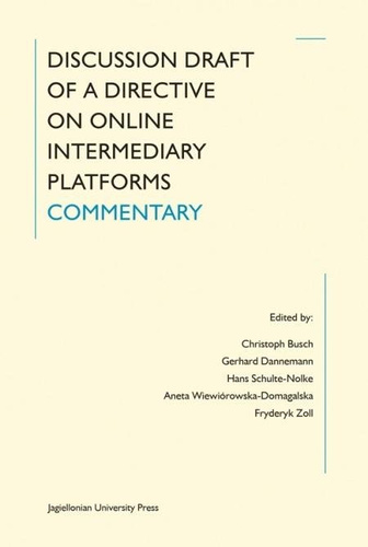 Discussion Draft of a Directive on Online...