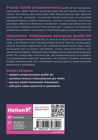 MonoGame. Podstawowe koncepcje grafiki 3D