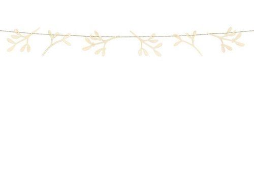 Drewniana girlanda Jemioła 127cm