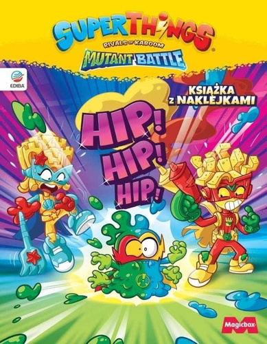 SuperThings Mutant Battle książka z naklejkami