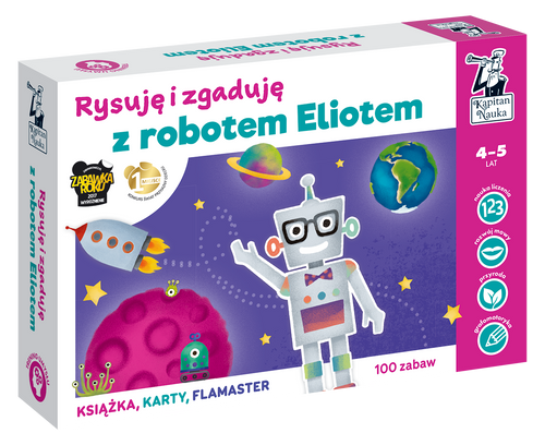 Rysuję i zgaduję z robotem Eliotem Kapitan Nauka