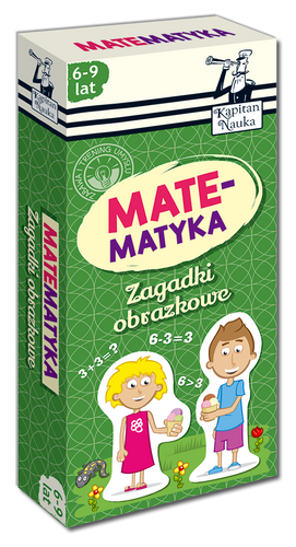 Zagadki obrazkowe Matematyka 6-9  lat Kapitan Nauka
