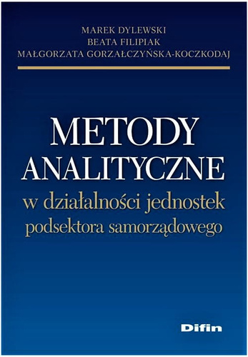 Metody analityczne w działalności jednostek podsektora samorządowego