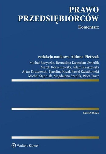 Prawo przedsiębiorców. Komentarz
