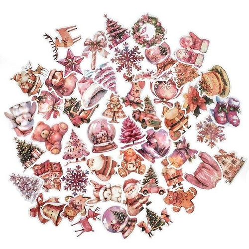 Naklejki winylowe Boże Narodzenie 4-6cm 50szt