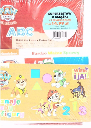 Psi Patrol zestaw książeczek