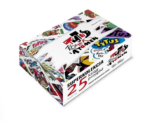 Pakiet: Tytus, Romek i A'Tomek T.1-25 boks kolor.