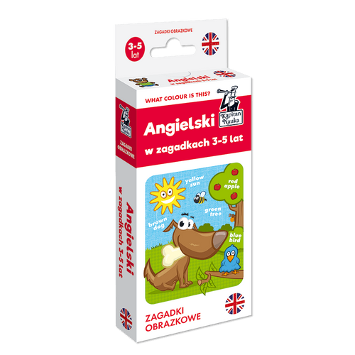 Angielski w zagadkach 3-5 lat. Zagadki obrazkowe, wydanie 3