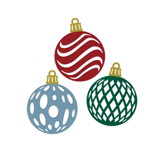 Wykrojnik - bombki 3szt