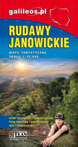 Mapa turystyczna - Rudawy Janowickie 1:25 000