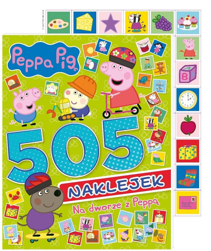 Peppa Pig. 505 naklejek. Na dworze z Peppą. Peppa