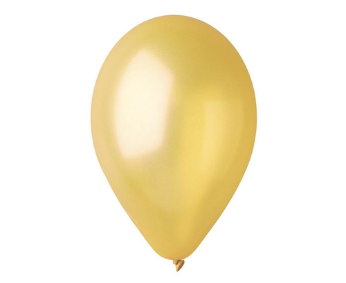 Balony metaliczne złote Dorato 25cm 100 szt.