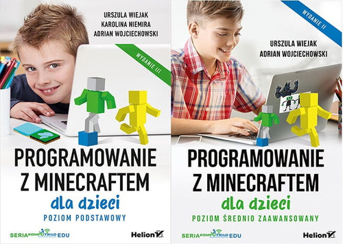 Programowanie z Minecraftem dla dzieci. Poziom podstawowy + poziom średniozaawansowany
