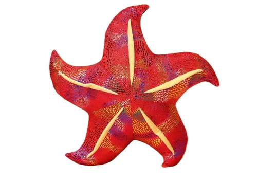 Poduszka pluszowa rozwgwiazda czerwona 45cm