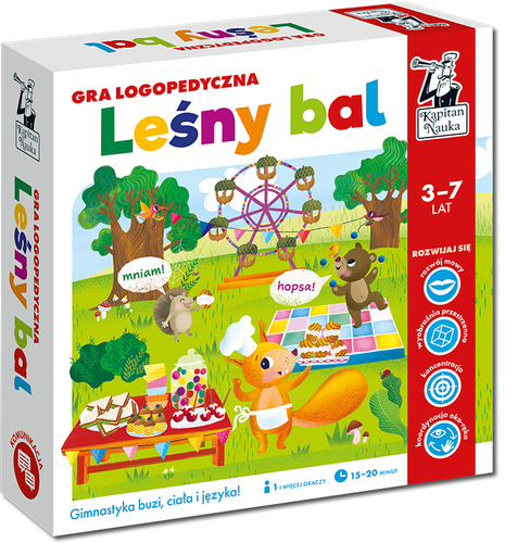Leśny bal. Gra logopedyczna Kapitan Nauka