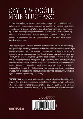 Sztuka uważnego słuchania. Zbuduj fundamenty autentycznych relacji