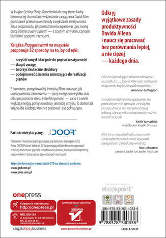 Przygotowani na wszystko. 52 zasady efektywności według metody Getting Things Done
