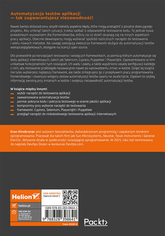 Testowanie aplikacji dla programistów frontendowych. Wiodące frameworki do automatyzacji testów aplikacji internetowych i ich przyszłość oparta na testowaniu niskokodowym i sztucznej inteligencji