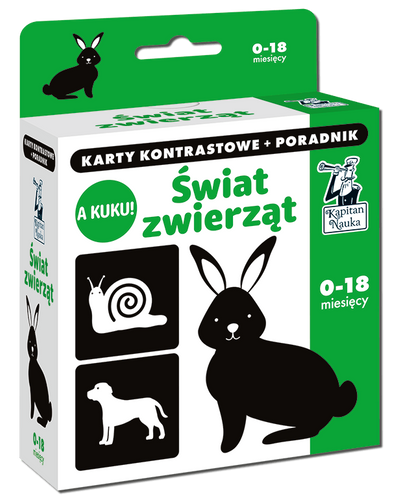 A kuku! Świat Zwierząt. Karty kontrastowe