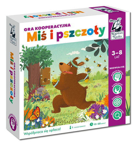 Miś i pszczoły. Gra kooperacyjna.Kapitan Nauka