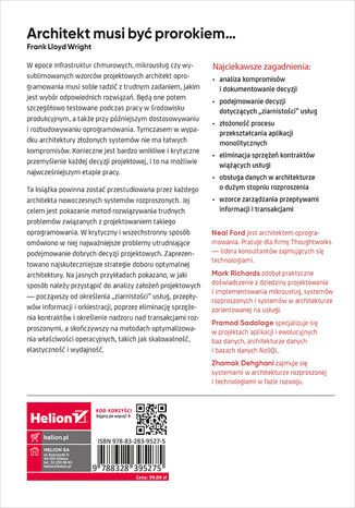 Złożone zagadnienia architektury oprogramowania. Jak analizować kompromisy i podejmować trudne decyzje