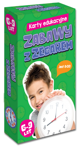 Zabawy z zegarem. Karty edukacyjne
