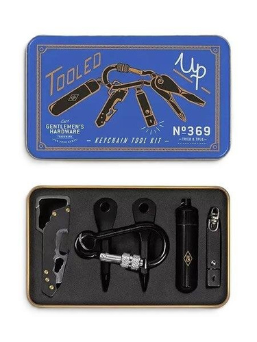 Niezbędnik podróżny Keychain Tool Kit w puszce