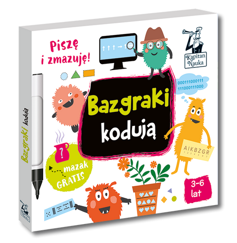 Bazgraki kodują 3-6 lat Kapitan Nauka Wyd. 2022