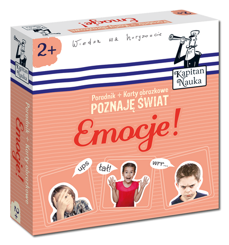 Karty obrazkowe. Poznaję świat. Emocje! + poradnik