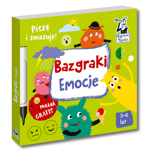 Bazgraki Emocje 3-6 lat Kapitan Nauka