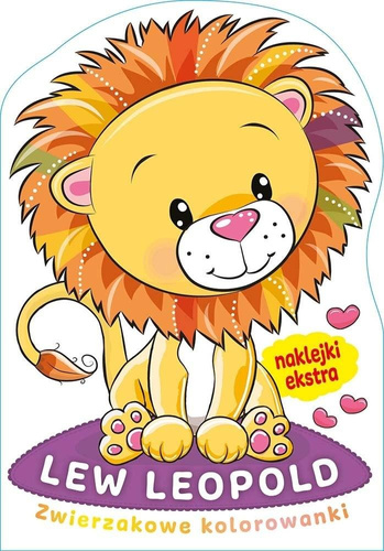Zwierzakowe kolorowanki. Lew Leopold