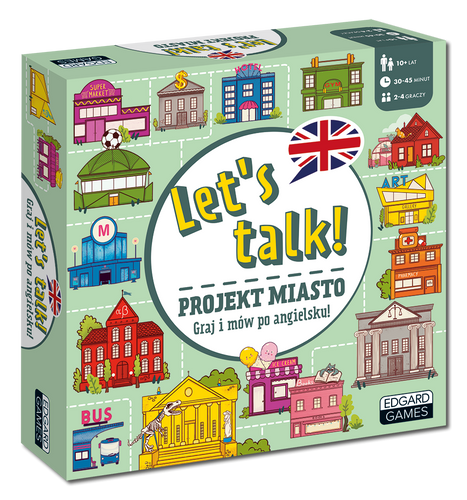 Let's talk! Projekt miasto. Gra do nauki języka angielskiego