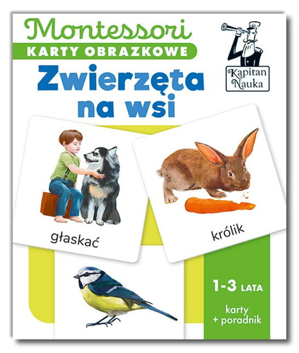 Montessori. Karty obrazkowe Zwierzęta na wsi