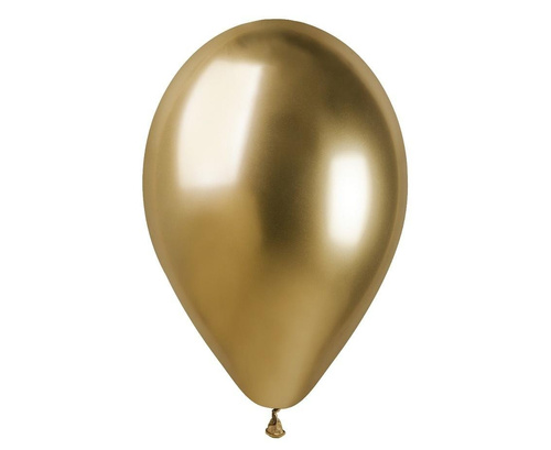 Balony shiny złote 33cm 5szt