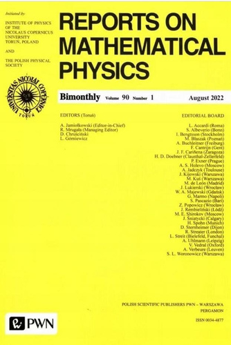 Reports on Mathematical Physics 90/1