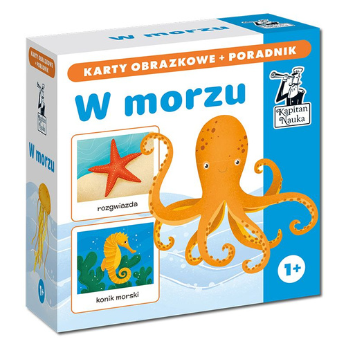 Kapitan Nauka W morzu karty obrazkowe + poradnik
