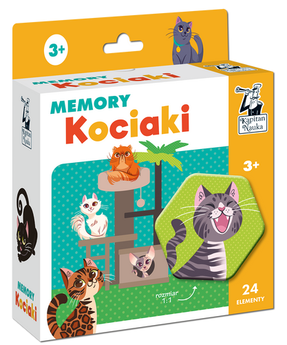 Gra Memory Kociaki Kapitan Nauka