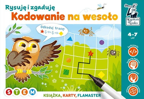 Kodowanie na wesoło. Rysuję i zgaduję. Kapitan Nauka