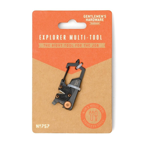 Multitool mini z karabińczykiem 6w1 Explorer