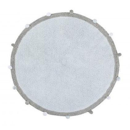 Dywan bawełniany Bubbly Soft Blue 120cm