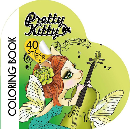 Kolorowanka Curly z naklejkami BR Serce 2210